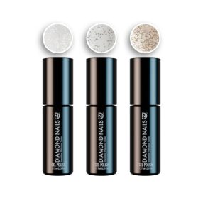 Glitzerndes FM Top Coat Set 2 für funkelnden, langanhaltenden Glanz auf Gelnägeln und Nagellack