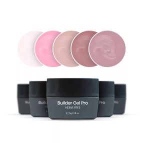 Builder Gel Pro Set für professionelle Nagelmodellage mit hochwertigen Aufbaueffekten