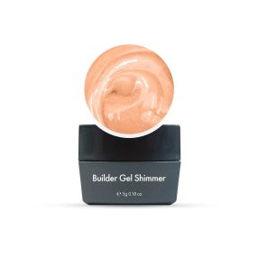 Builder Gel Shimmer Blush Cream Pfirsich für ein zart schimmerndes, glänzendes Finish auf den Nägeln