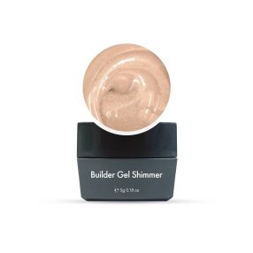   Builder Gel – Shimmer – Natural Beige (glitzerndes Nude) – 5 g – Aufbaugel für Kunstnägel – HEMA-frei