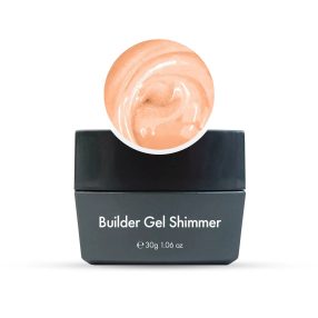 Builder Gel Shimmer Blush Cream Pfirsich für ein zart schimmerndes, glänzendes Finish auf den Nägeln
