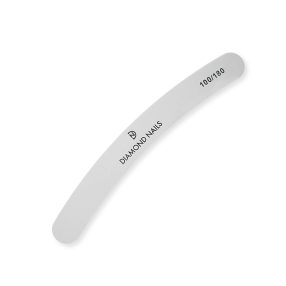 Nagelfeile gebogen in Weiß 100/180 für die vielseitige Nagelmodellage – Diamond Nails
