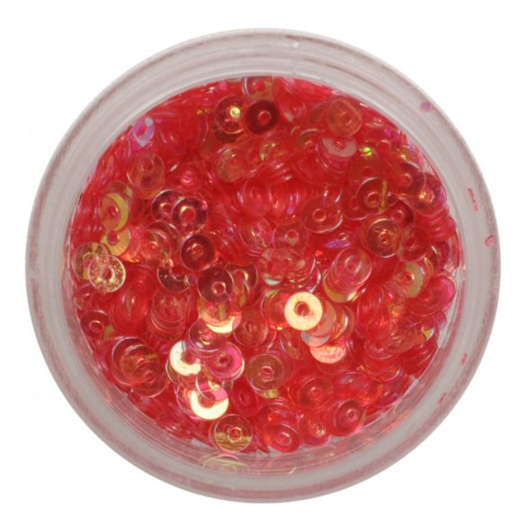 Nail Art Flitter in Rot