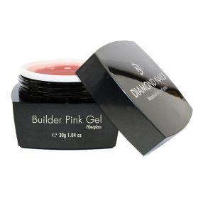 Diamond-Nails-Builder Pink Fiberglas Gel 30g Aufbaugel Rosa HEMA- und TPO-frei