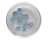 3D Acryl Blumen in Blau