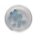 3D Acryl Blumen in Blau