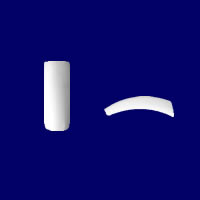 French Tips in Größe 2 (10 Stück)