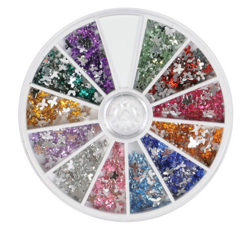 Strass-Display Schmetterlinge