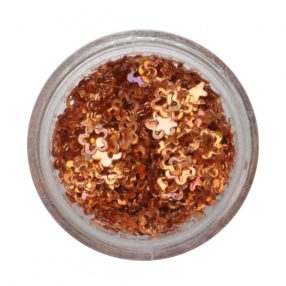 Nail Art Blumen in Braun