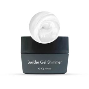   Builder Gel – Shimmer – Milkshake (schimmerndes Milky White) – 30g – Aufbaugel für Kunstnägel – HEMA-frei