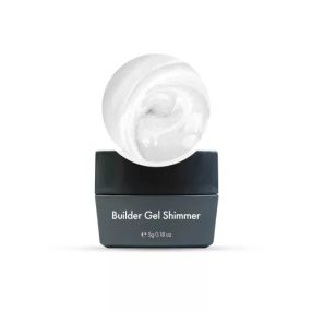   Builder Gel – Shimmer – Milkshake (schimmerndes Milky White) – 5 g – Aufbaugel für Kunstnägel – HEMA-frei