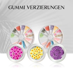 Gummi Verzierungen