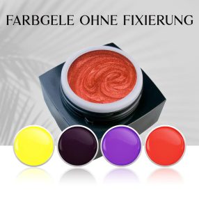 Farbgele ohne Fixierung