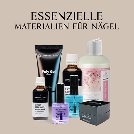 Essenzielle Materialien für Nägel